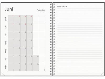Kalender 25/26 Study A5 stone