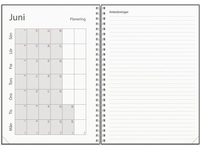 Kalender 25/26 Study A5 stone