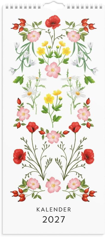 Väggkalender Burde 1779 Lilla Blomsterkalendern 2027