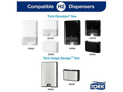 Pappershandduk Tork Xpress Premium H2, blå dekor, 2310/FP