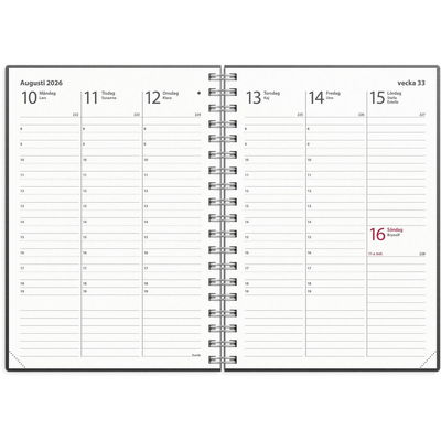 Kalender Weekly A6 Eco Line 2026