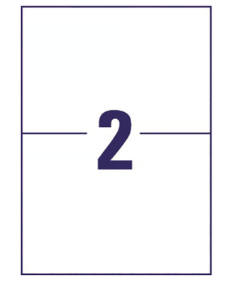 Etikett 210x148mm 200/fp