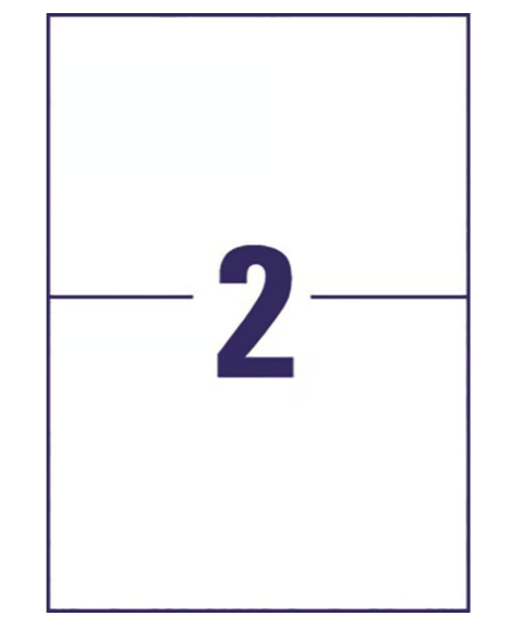 Etikett 210x148mm 200/fp