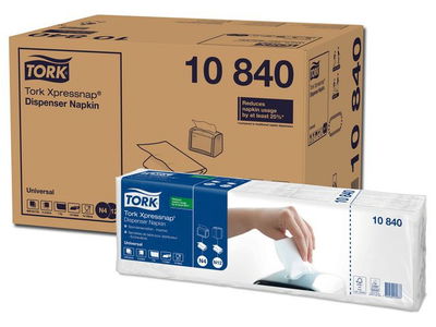Servett TORK Uni N4 1-lag vit, 8 x 1125/fp