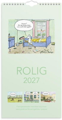 Väggkalender Burde 1758 Familjekalender Rolig 2027