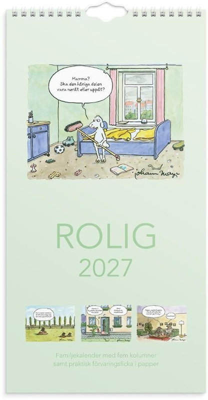 Väggkalender Burde 1758 Familjekalender Rolig 2027