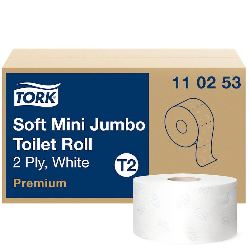 Toalettpapper TORK T2 Premium 2-lag, 12 rl/krt