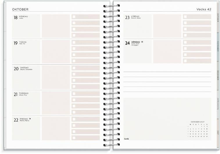 Almanacka Burde 1297 Life Organizer To Do 2027
