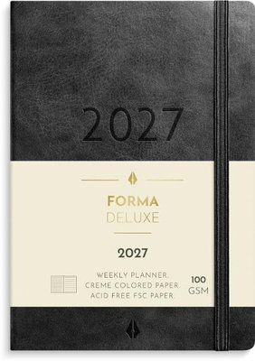 Almanacka Burde 5963 Liten Veckokalend Forma Deluxe 2027 A6