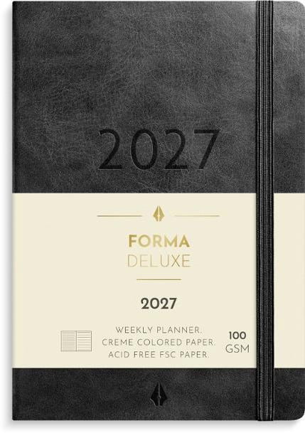 Almanacka Burde 5963 Liten Veckokalend Forma Deluxe 2027 A6