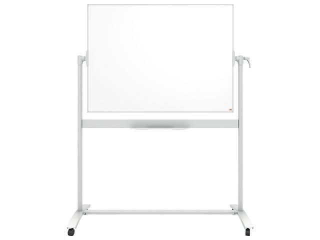 Whiteboard dubbelsidig mobil NOBO emalj 90x120cm