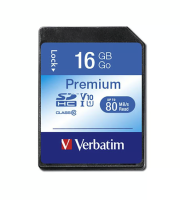 Minneskort Verbatim SD 16GB
