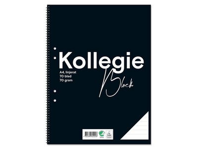 Kollegieblock FW A4 70g 70bl linj, 10 st/fp