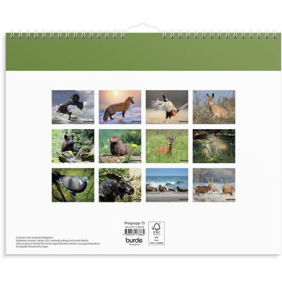 Väggkalender Jaktkalender 2026