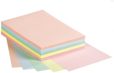 Kopieringspapper Pastell 5 färger A4 80g, 500/FP
