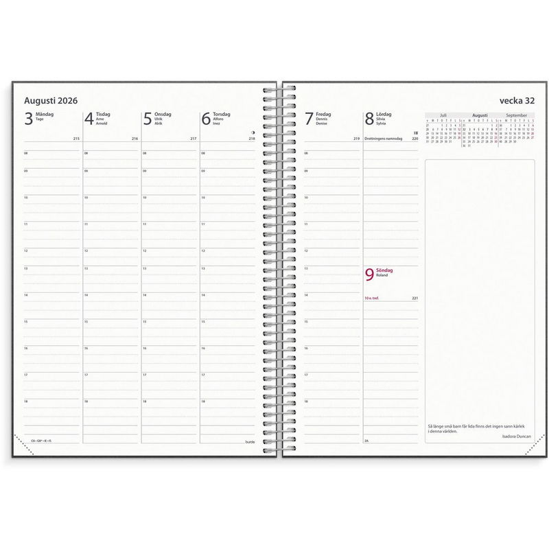 Kalender Business VIP Refill 2026