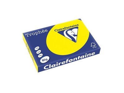 Kopieringspapper TROPHEÉ A3 80g oh gul 500/fp