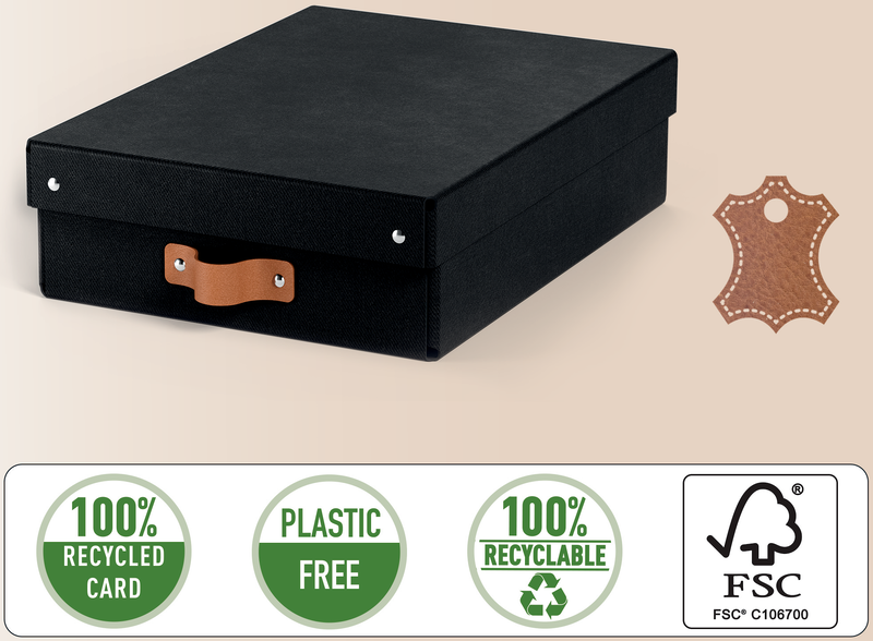 Förvaringslåda Leitz Puro 8L svart, 2/fp