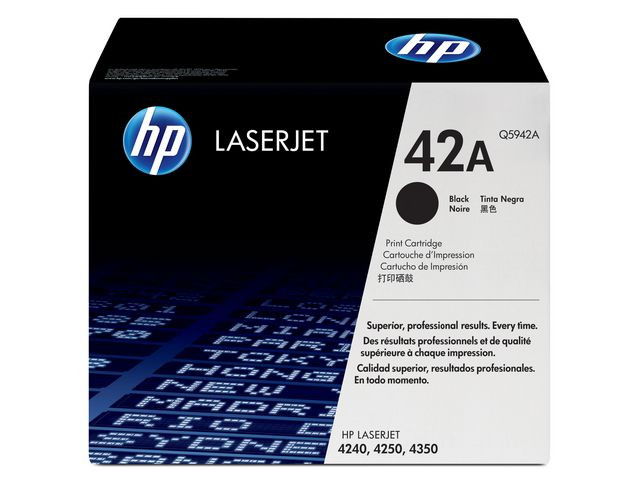 Toner HP Q5942A 42A 10K svart Toner HP Q5942A 42A 10K svart