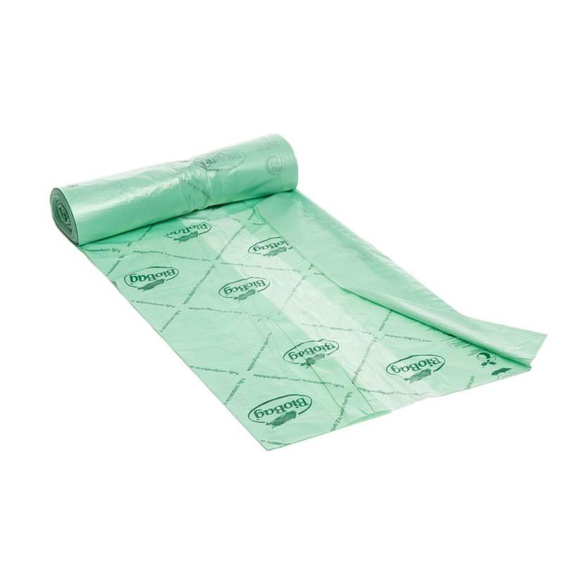 Avfallspåse Biobag Komposterbar 35L 17my, 40 st/rl