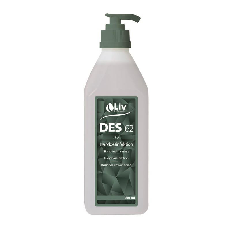 Handdesinfektion Liv Des 62 IPA Pump 600ml