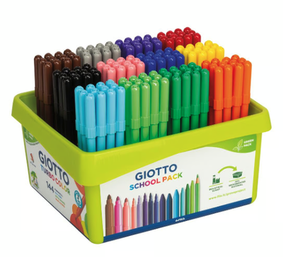 Fiberpenna GIOTTO avtvättbar, 144 st/krt
