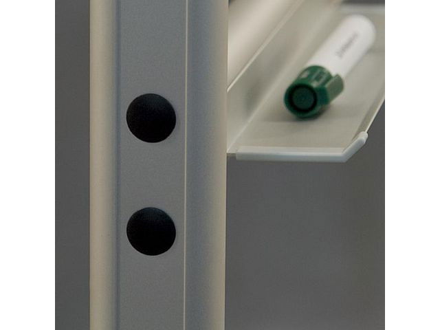 Whiteboard Dubbelsidig mobil 150x120cm