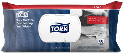 Ytdesinfektionsduk TORK 60/fp