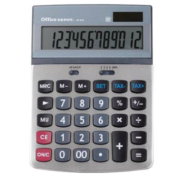 Bords-/ Miniräknare Office Depot AT-814