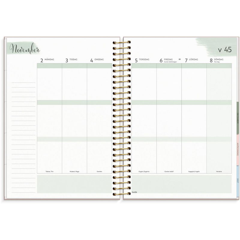 Life Organizer 2026 rosa