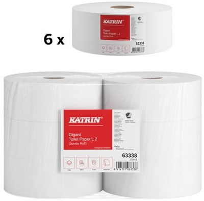 Toalettpapper KATRIN Gigant L2 380m 6/fp