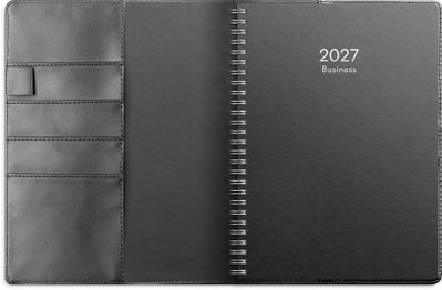 Almanacka Burde 5841 Business Konstläder Med Slejf 2027 A5