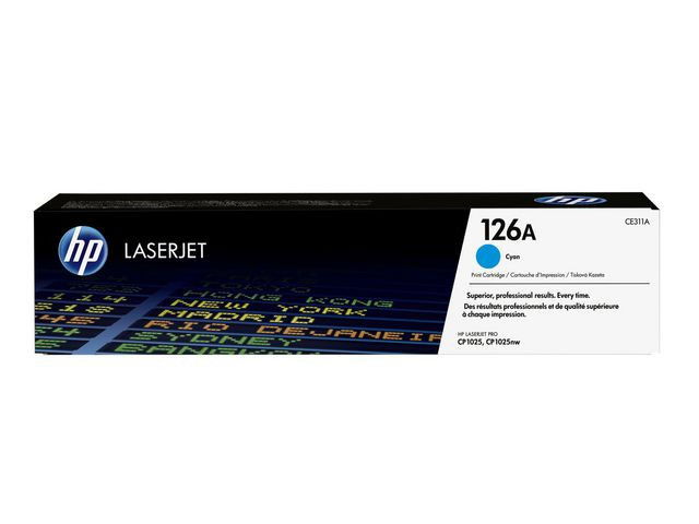 Toner HP CE311A 126A 1K cyan Toner HP CE311A 126A 1K cyan