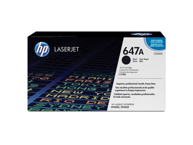 Toner HP CE260A 8,5K svart Toner HP CE260A 8,5K svart