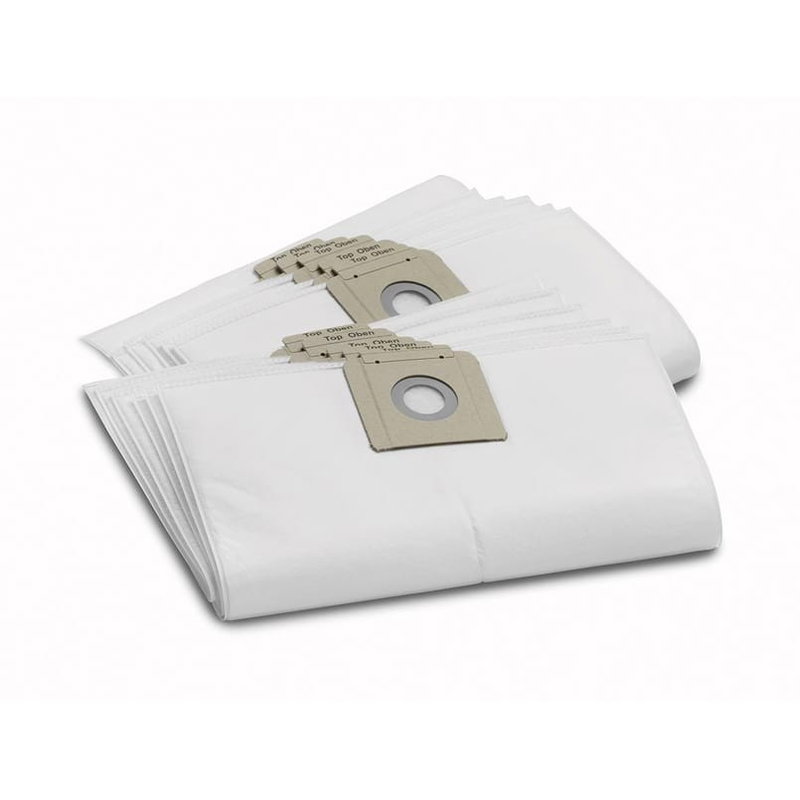 Filterpåse Kärcher Fleece, 10 st/fp