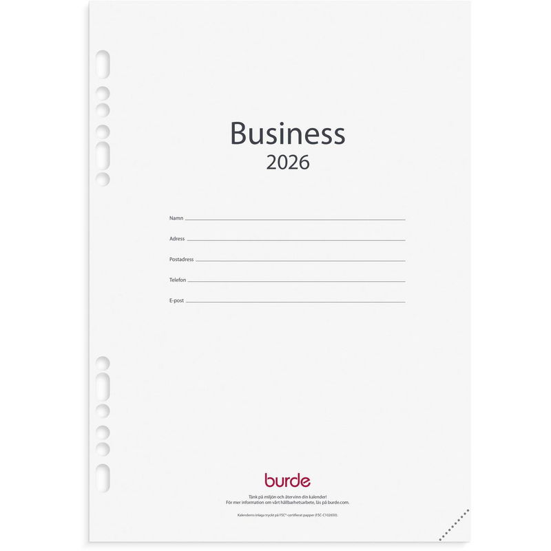Business kalendersats 2026