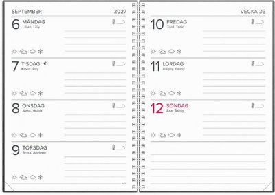 Almanacka Burde 1068 XL-Kalendern 2027