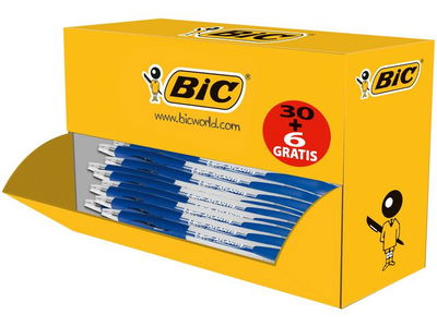 Kulpenna BIC ATLANTIS Värdepack blå, 36/fp