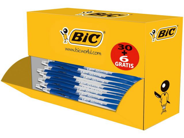 Kulpenna BIC ATLANTIS Värdepack blå, 36/fp
