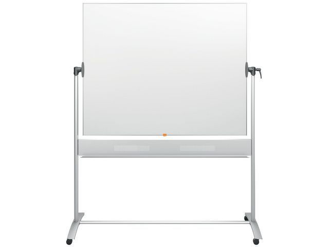 Whiteboard dubbelsidig mobil NOBO stål 150x120cm