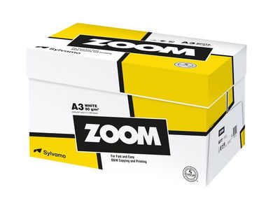 Kopieringspapper ZOOM A3 80g Ohålat 5x500/fp