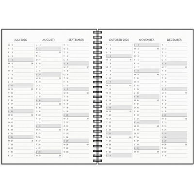 Kalender Få det gjort 2026 svart