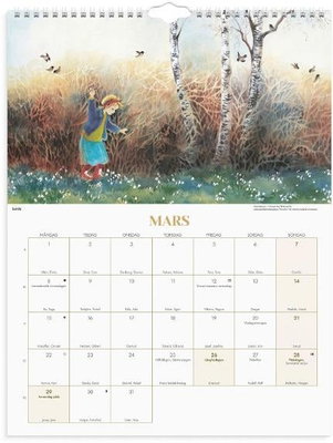 Väggkalender Burde 1782 Ilon Wikland 2027