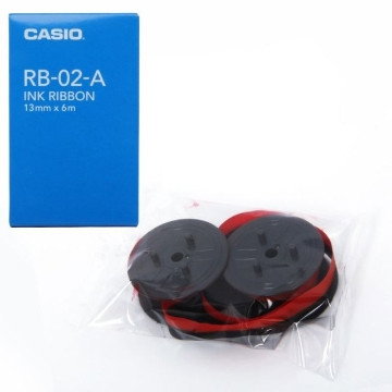 Färgband Casio RB-02 svart/röd