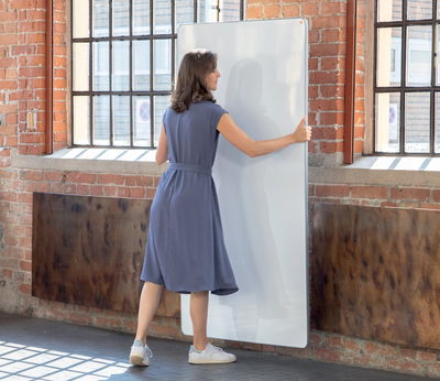 Whiteboard NOBO MoveMeet sv/vit 180x90cm