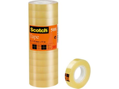 Kontorstejp Scotch 508 15mm x 33m, 10 st/fp