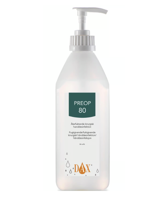 Handdesinfektion DAX PreOp 80% pump 600ml