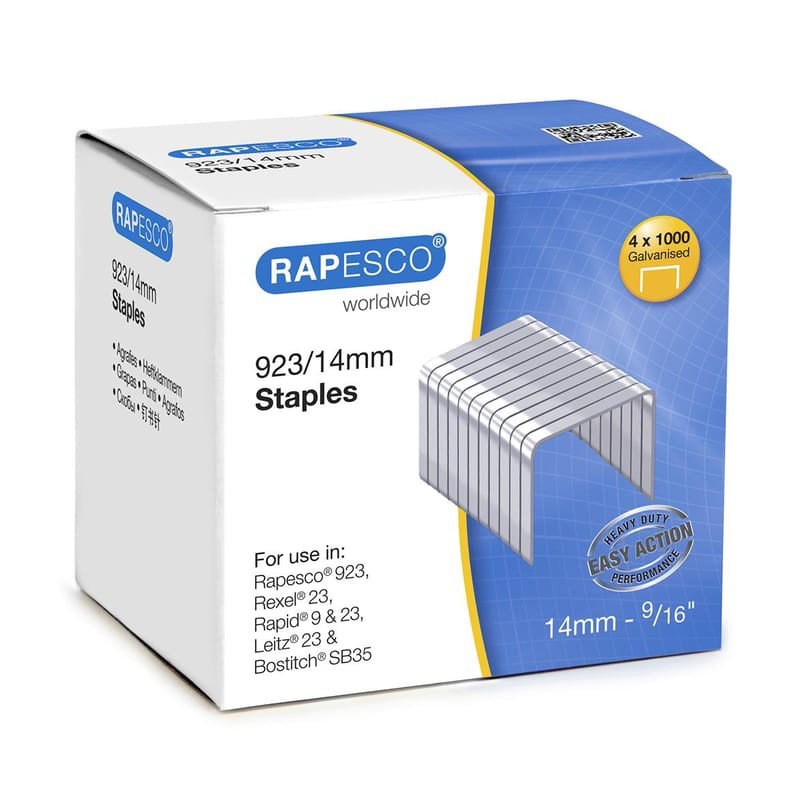 Häftklammer Rapesco 9/14 (923/14), 4000 st/fp