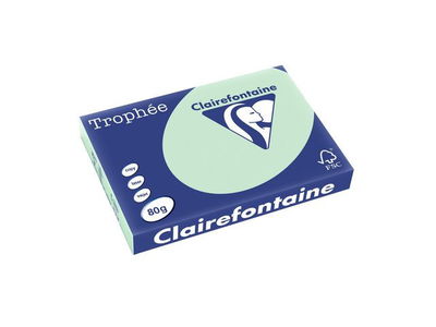 Kopieringspapper TROPHEÉ A3 80g oh mintgrö 500/fp