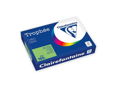Kopieringspapper TROPHEÉ A4 160g oh vårgrö 250/fp